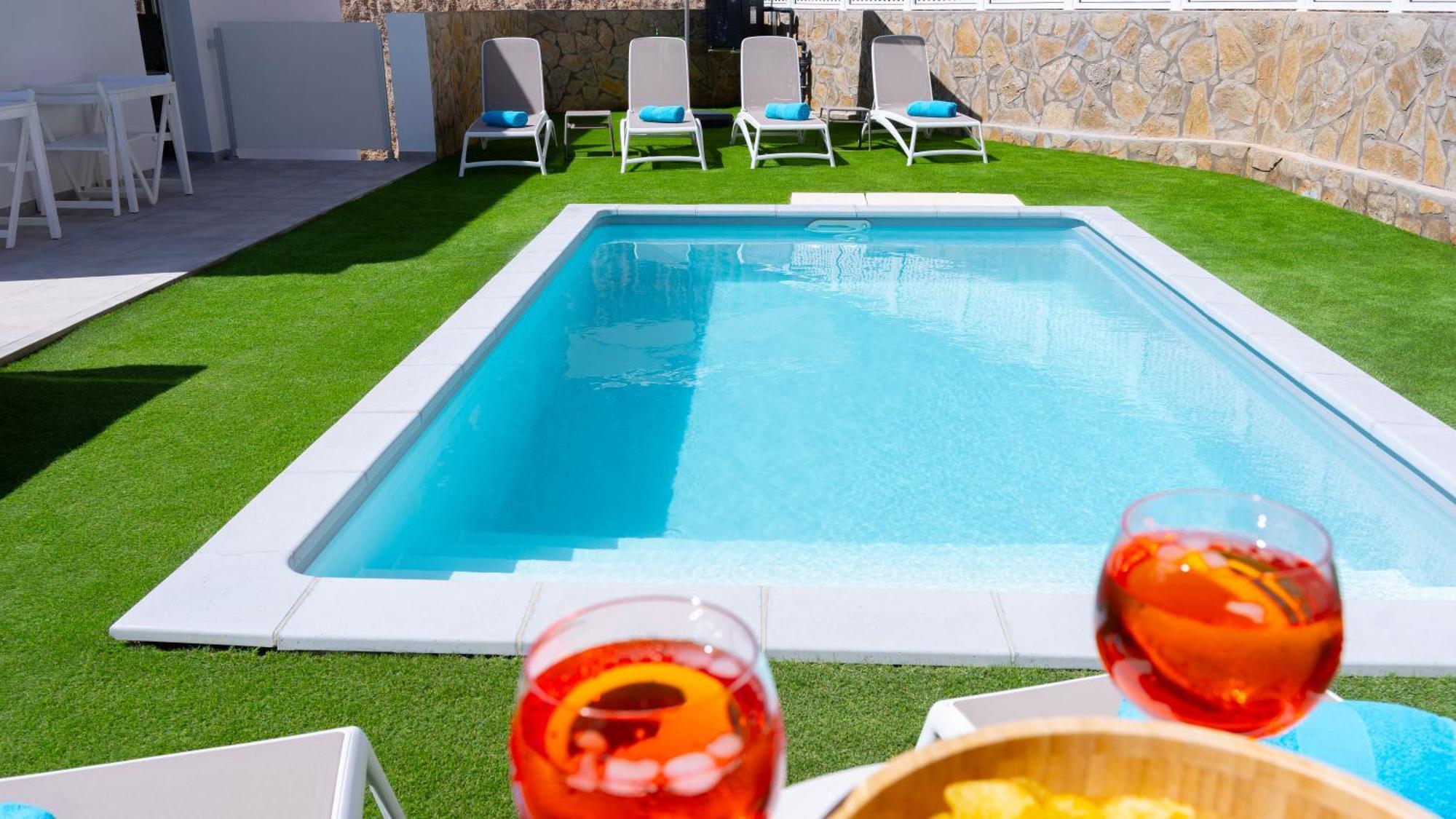 Malibu Mogan Secret Pool Villa - Piscina Privada Y Climatizada - Exclusive Heated Pool La Playa de Tauro Ngoại thất bức ảnh