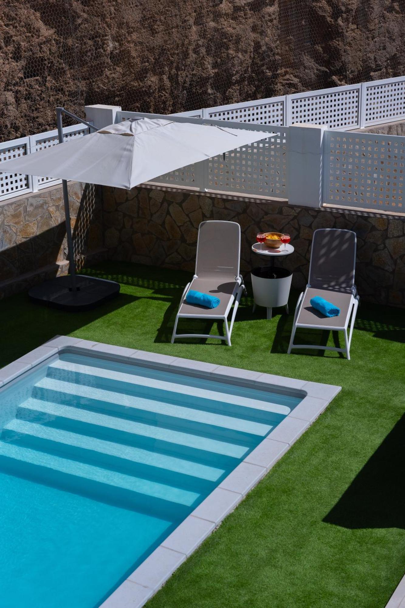 Malibu Mogan Secret Pool Villa - Piscina Privada Y Climatizada - Exclusive Heated Pool La Playa de Tauro Ngoại thất bức ảnh
