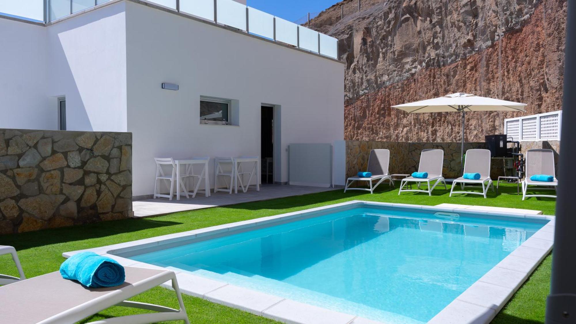 Malibu Mogan Secret Pool Villa - Piscina Privada Y Climatizada - Exclusive Heated Pool La Playa de Tauro Ngoại thất bức ảnh