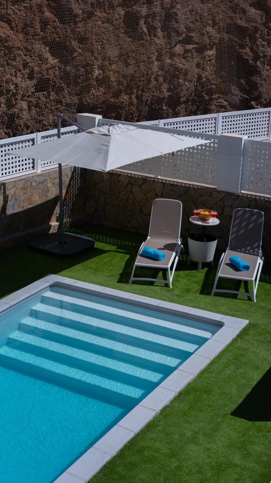 Malibu Mogan Secret Pool Villa - Piscina Privada Y Climatizada - Exclusive Heated Pool La Playa de Tauro Ngoại thất bức ảnh